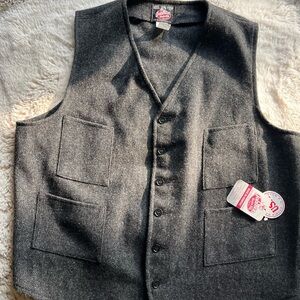 NWT Johnson Woolen Mills wool western vest